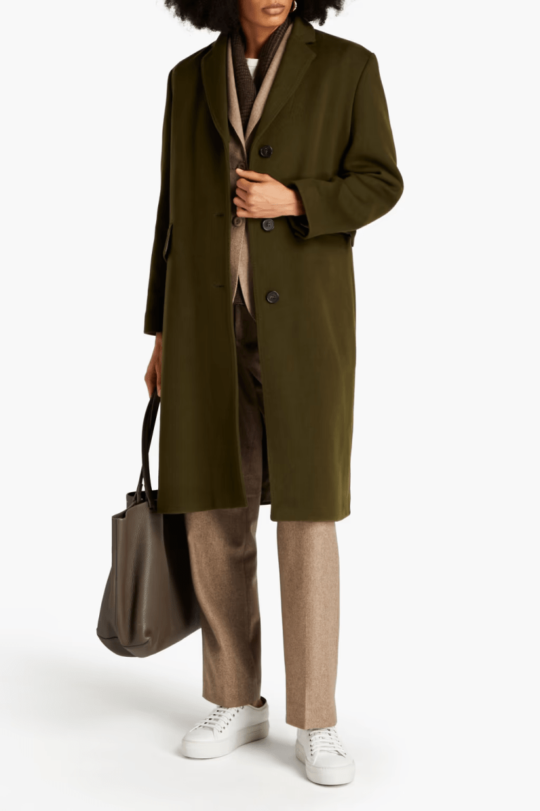 Officine Generale Amber cashmere-felt coat