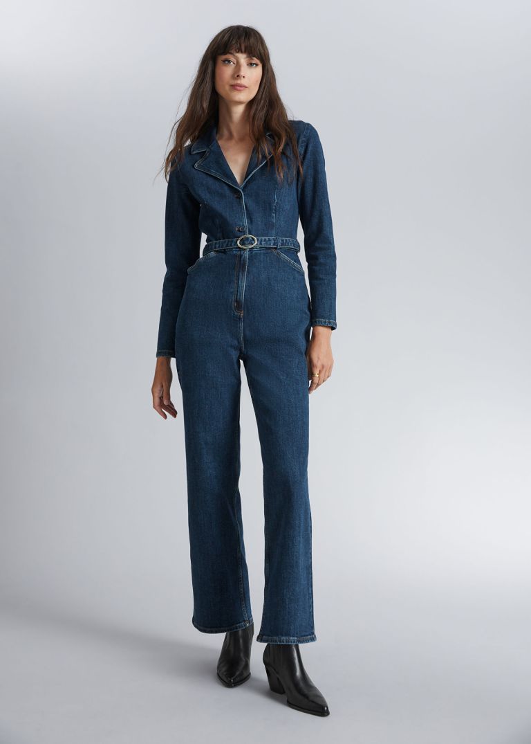 &amp; Other Stories Belted Jumpsuit