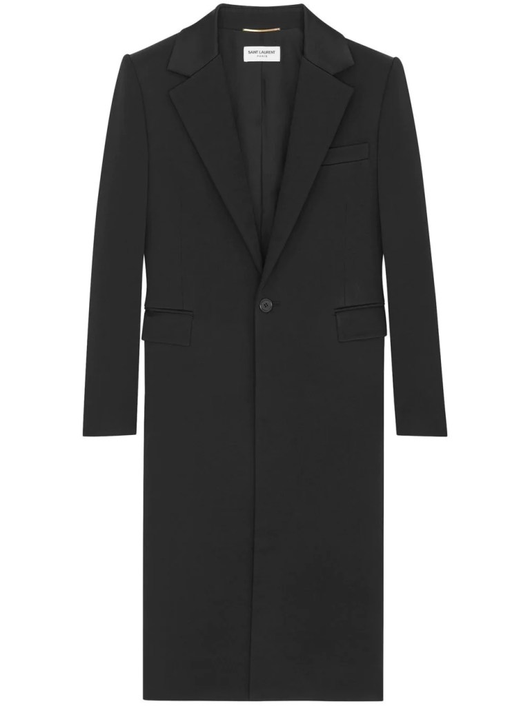 Saint Laurent Single Breasted Coat
