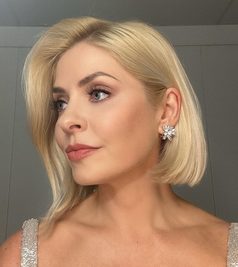 where to get all Holly Willoughby Dancing on Ice dresses white silver sequin bodice long dress 14 January 2024 Photo Patsy O'Neill