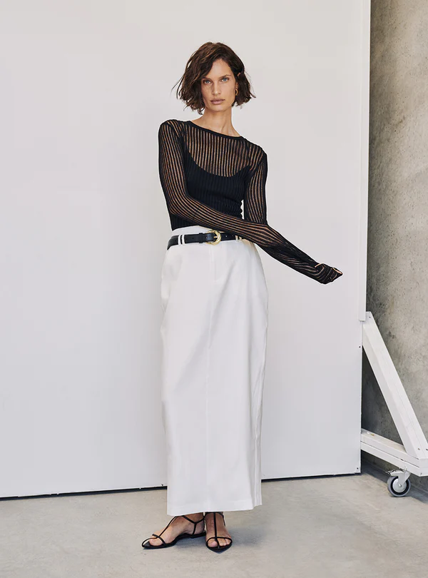 Dissh Lucca Milk Midi Skirt