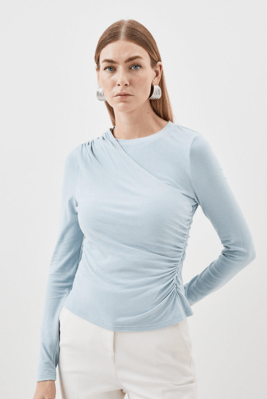 Karen MillenPremium Soft Touch Jersey Long Sleeve Top