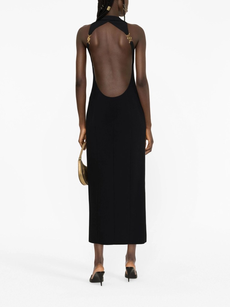 Versace x Dua Lipa Medusa '95 vest dress back view