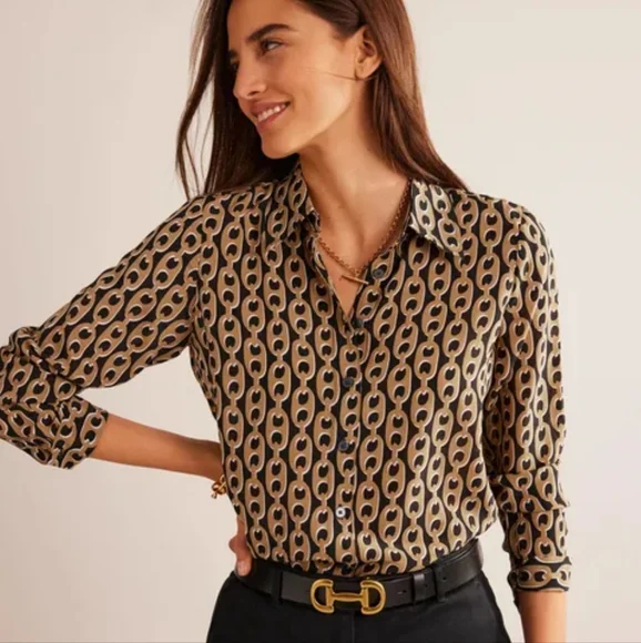 Boden Sienna Silk Shirt