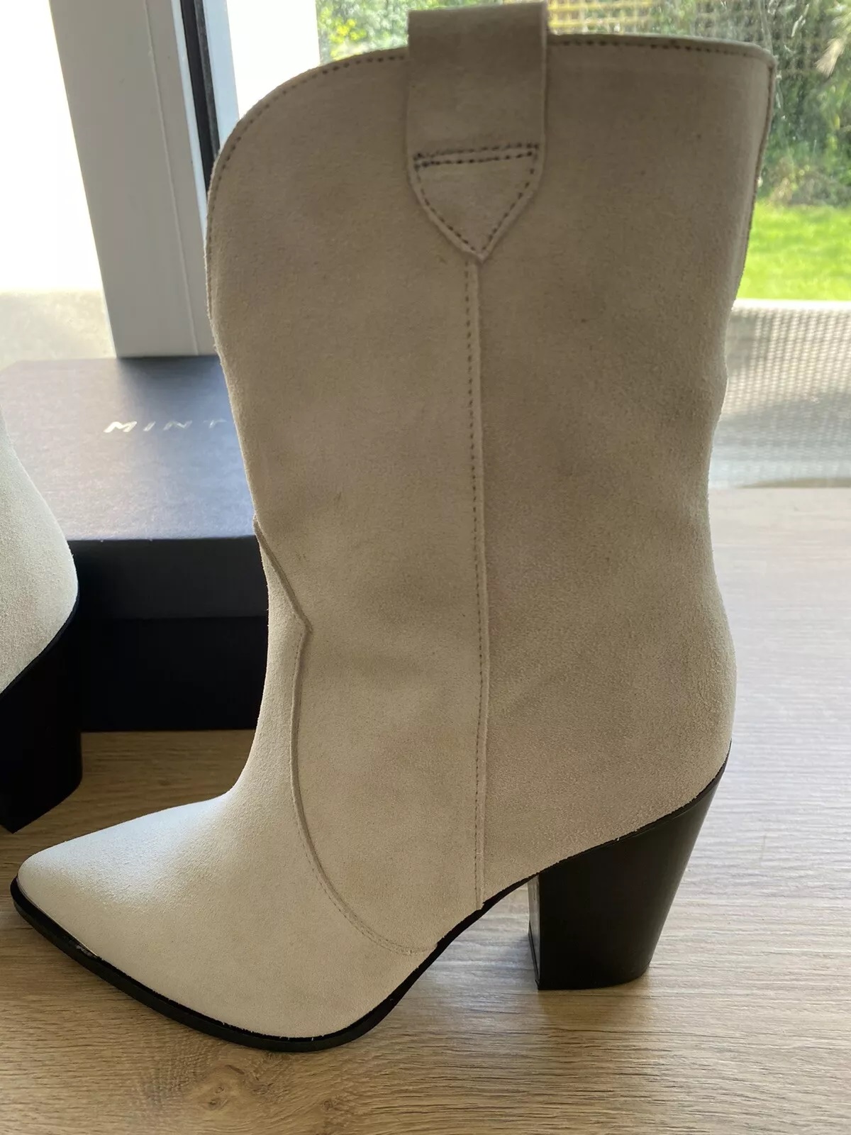 Mint Velvet Cleo Suede Cowboy boots v2