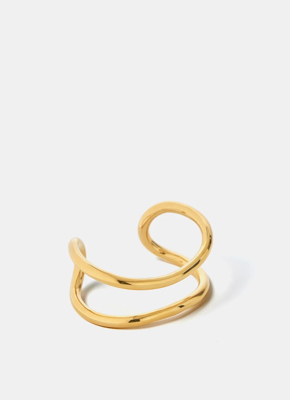 Mint Velvet Gold Plated Cuff Bangle