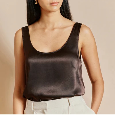 Albaray Satin Scoop Neck Top