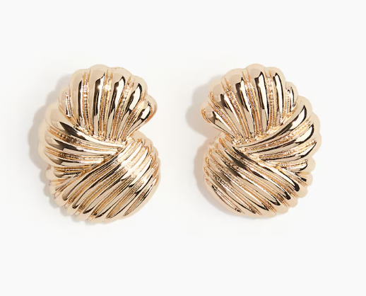 H&M Fluted Earrings