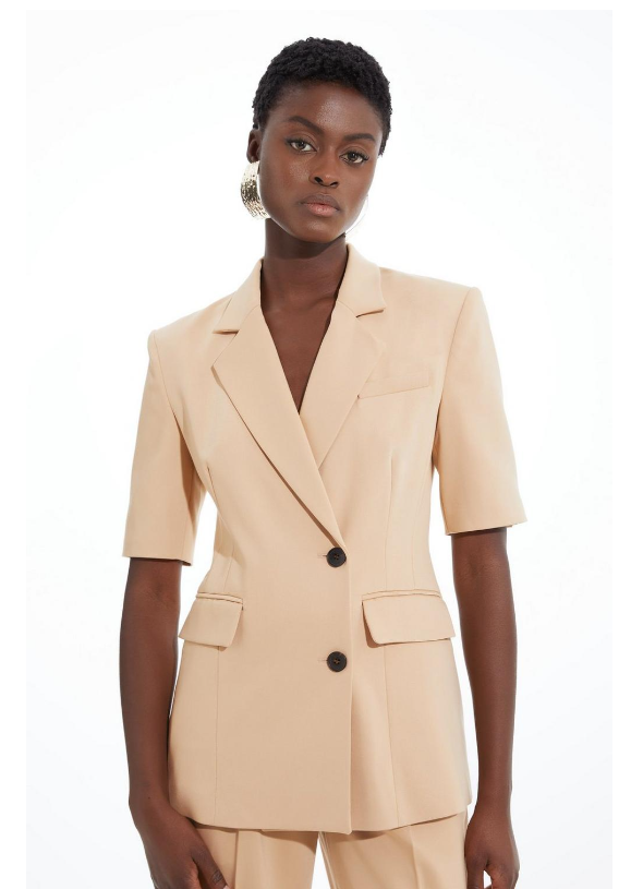Karen Millen Tailored Short Sleeve Blazer Jacket