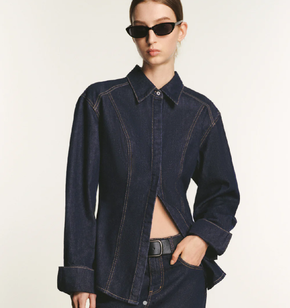 Urban Revivo Skater Deni Shirt