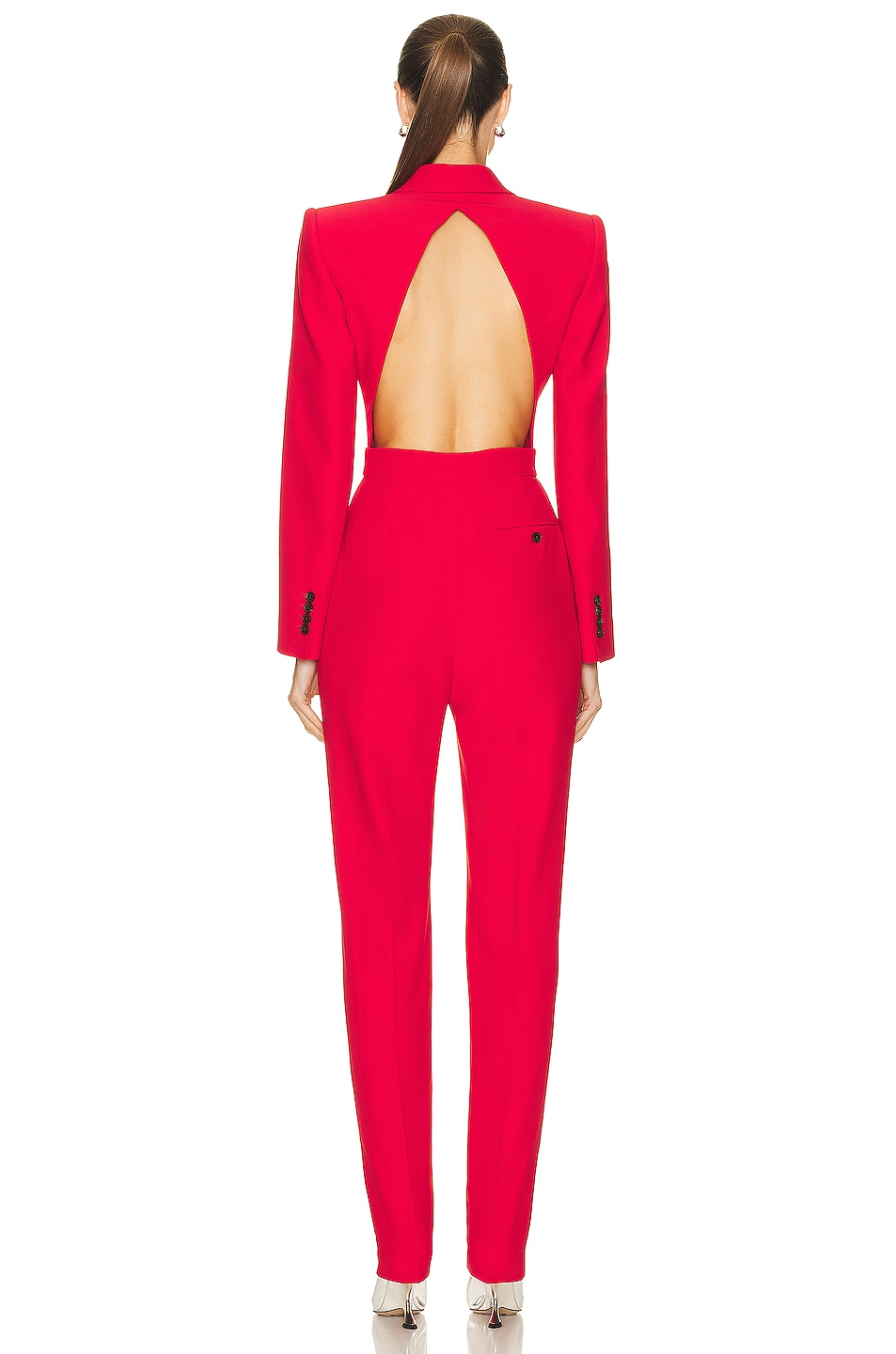 Alexander McQueen All In One Jumpsuit back view