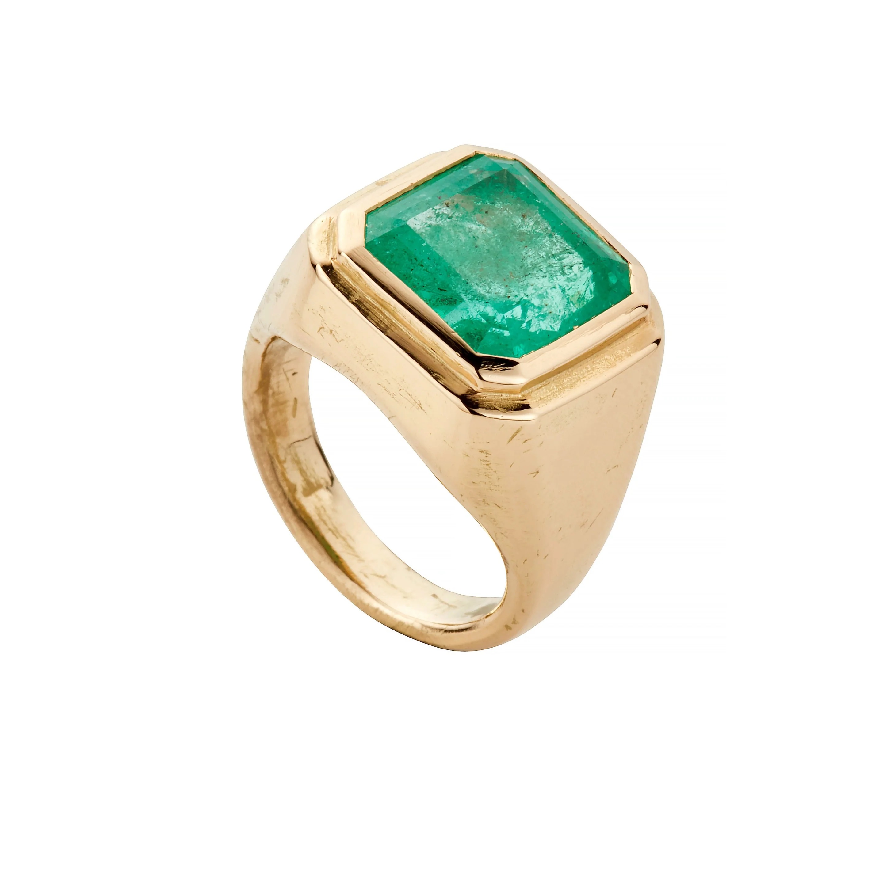 Daniells Draper Magnus Gold Emerald Ring