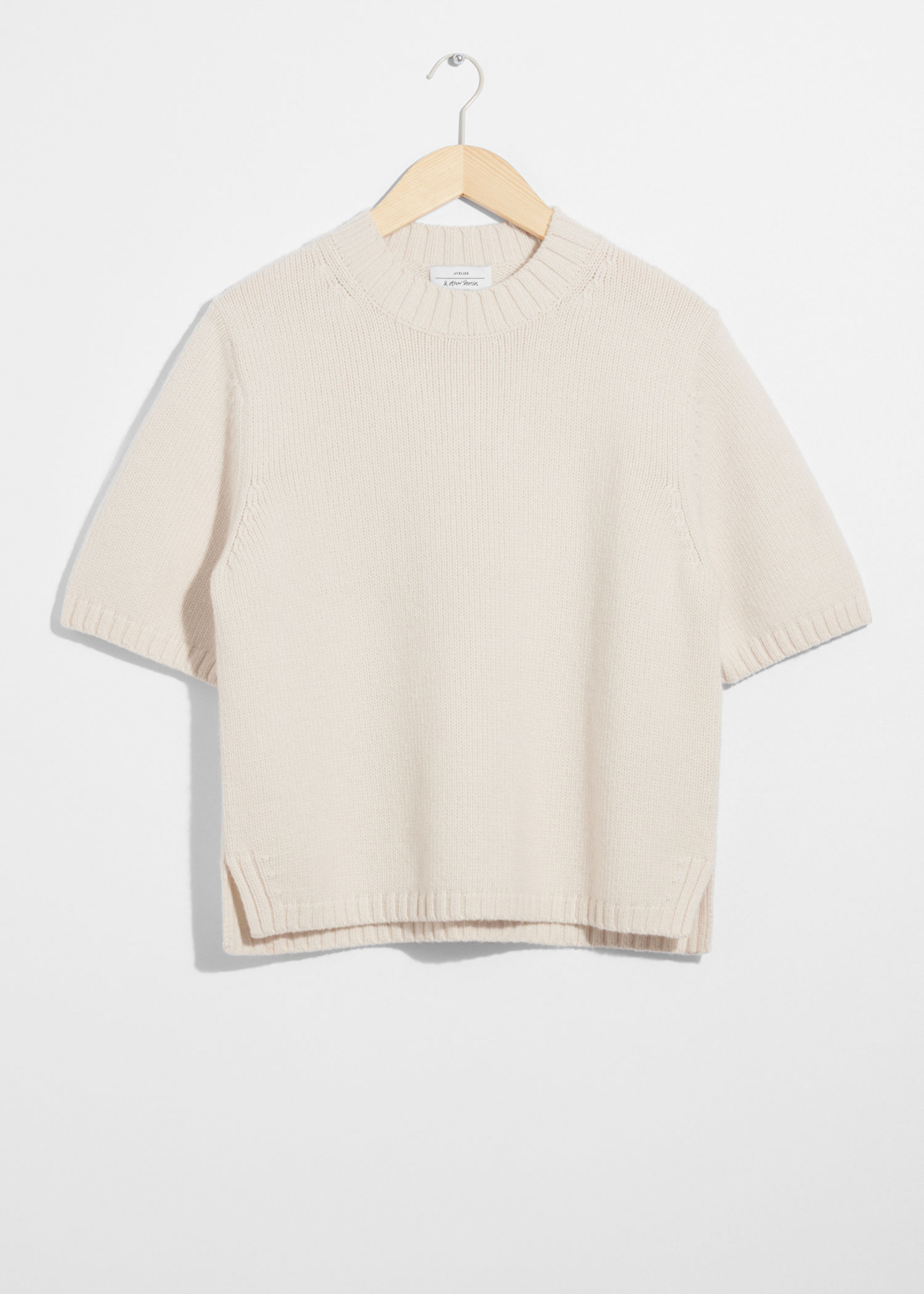 &amp; Other Stories Cashmere Blend Knit T-shirt