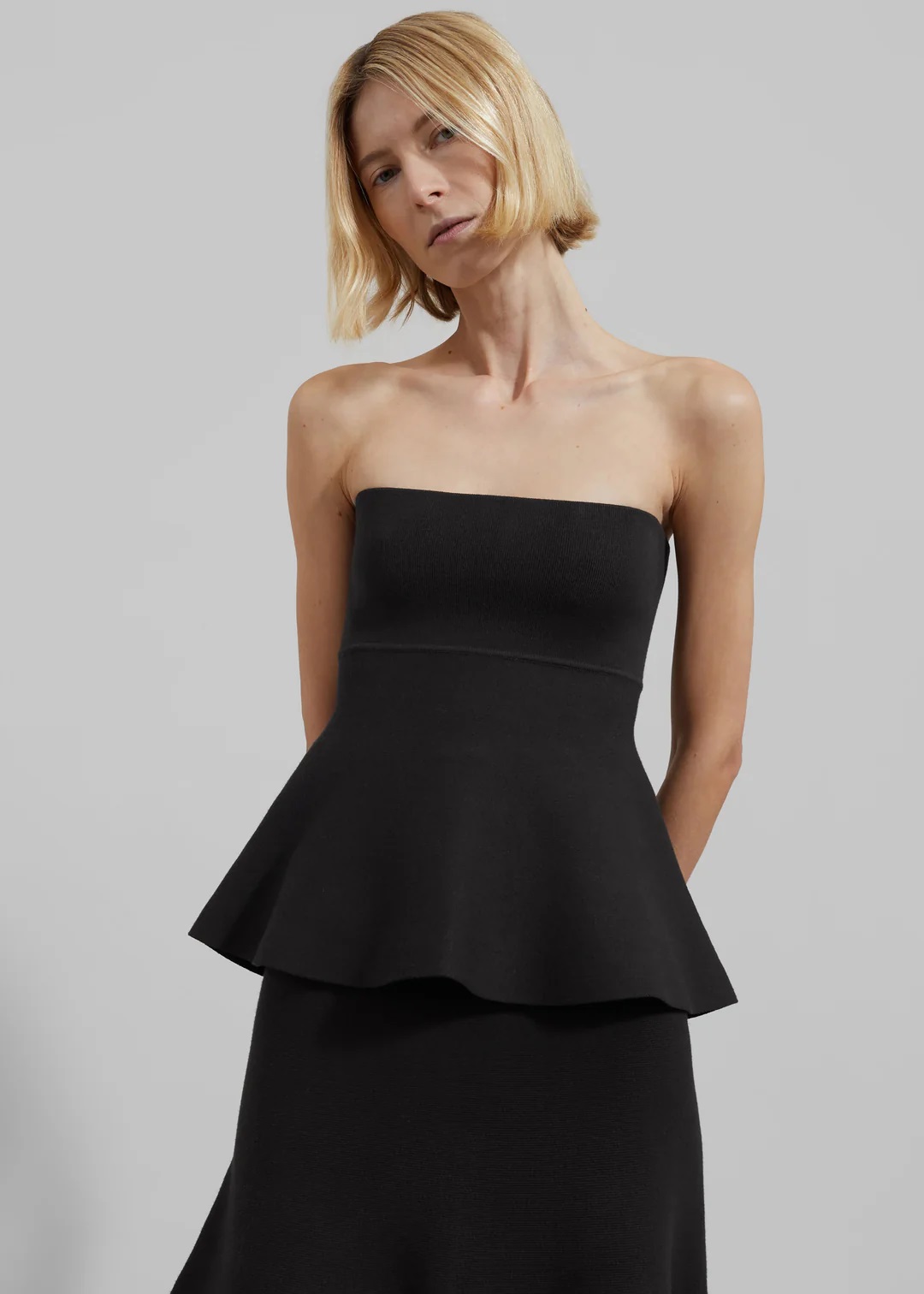 The Frankie Shop Agathe Knit Bustier