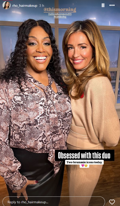 where to get all Alison Hammond This Morning outfits snake print top black faux leather skirt what is alison wearing 11 November 2024 Photo Rho