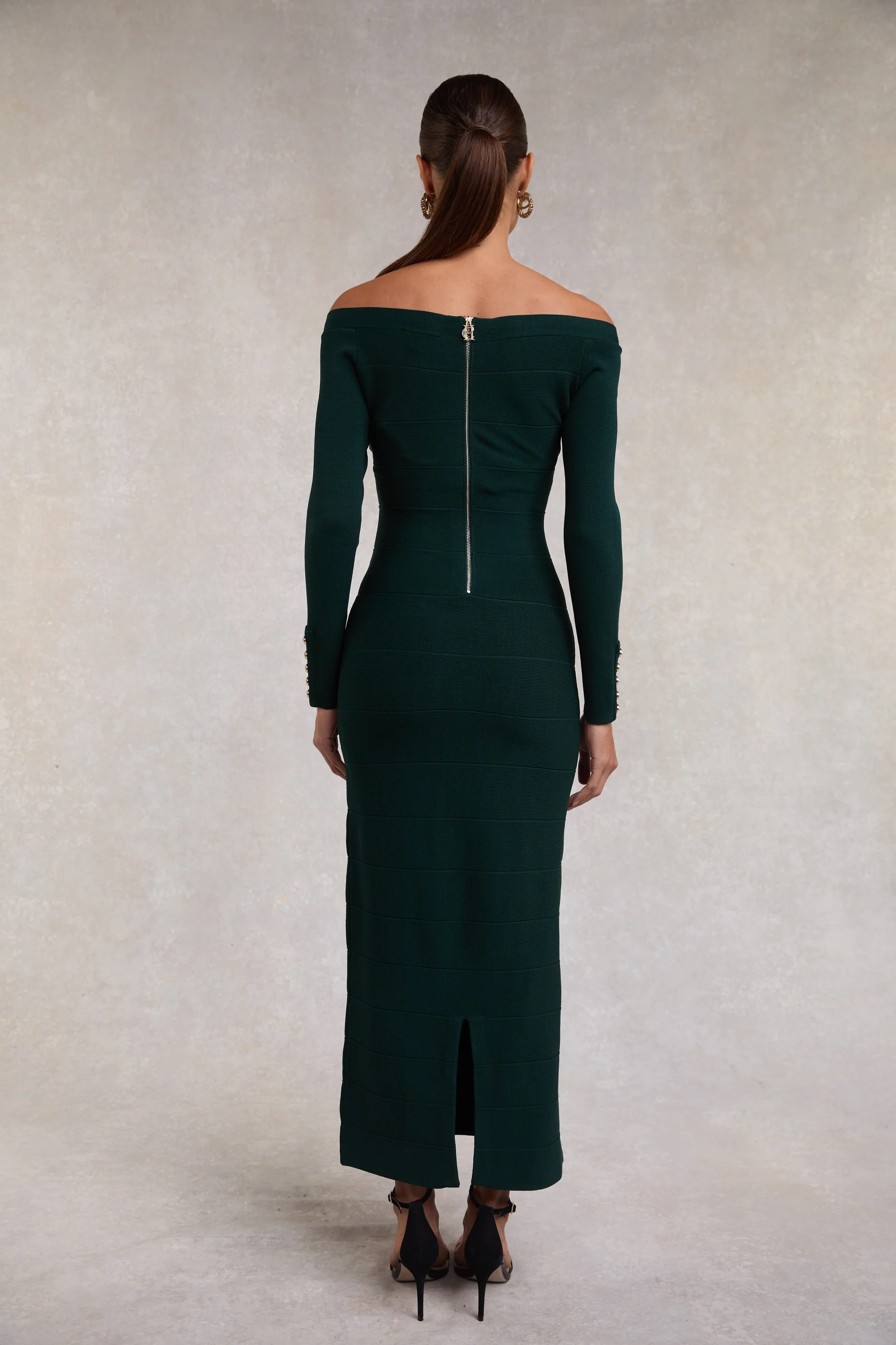 Holland Cooper Cristina Bandage Dress back view