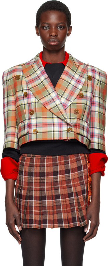 Vivienne Westwood Multicolor Cut Off Blazer