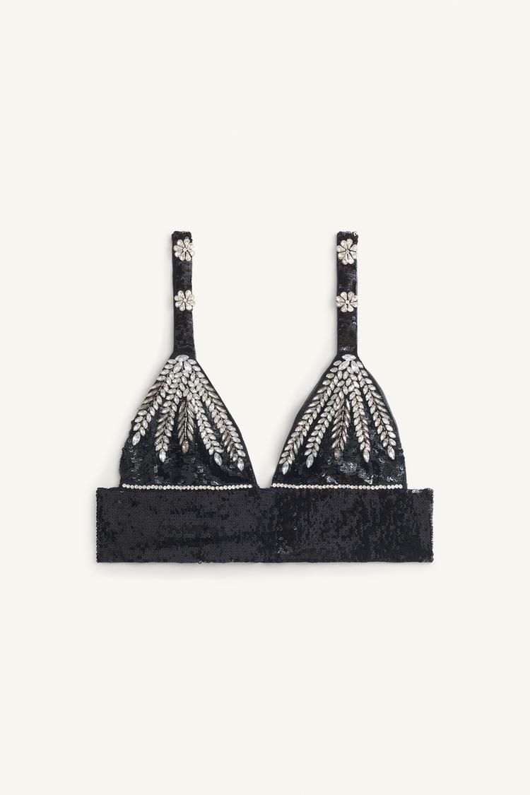 Zara Sequin and Jewel Top x Kate Moss