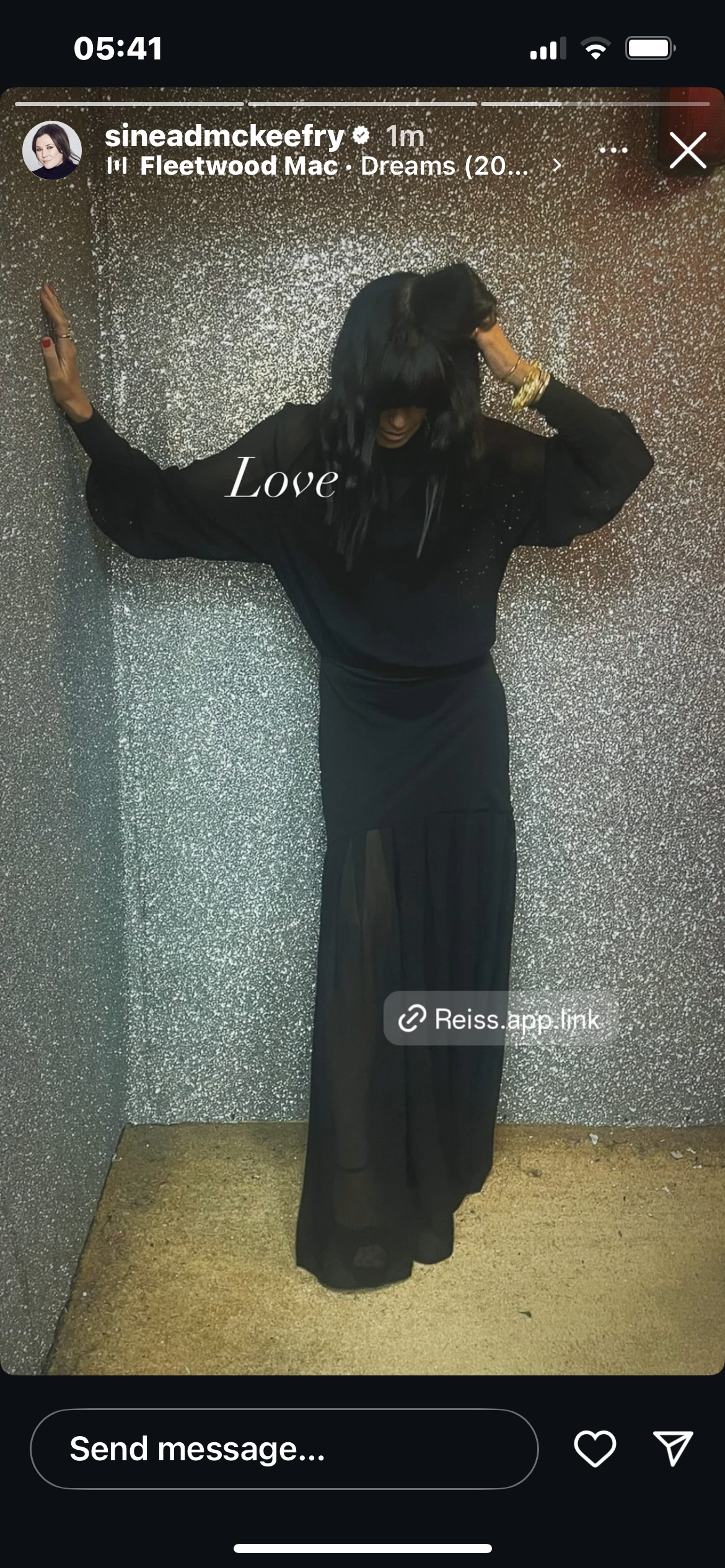 where to get all claudia Winkleman The Traitors outfits black sheer maxi dress what is Claudia wearing 3 January 2025 Photo Sinead McKeefry