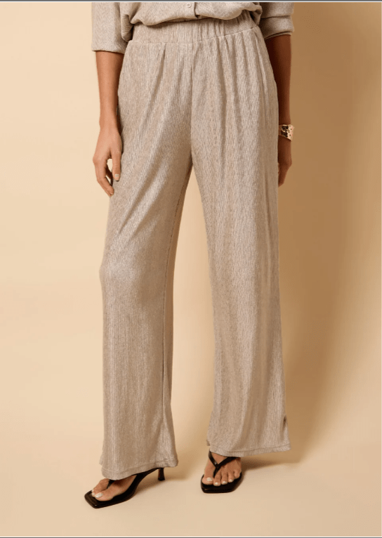 Little Mistress Brown Plissé Trouser