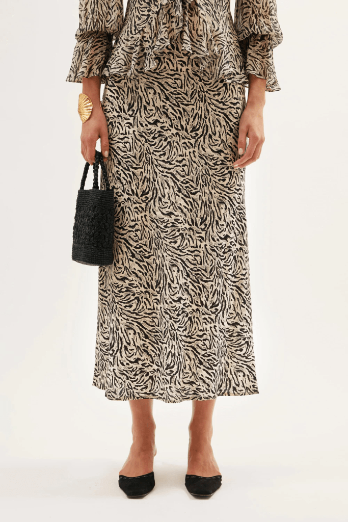 RIXO Ardith Midi Skirt