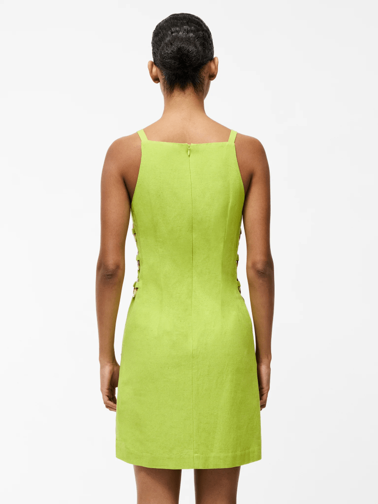 French Connection Ariette Linen Mini Dress back view