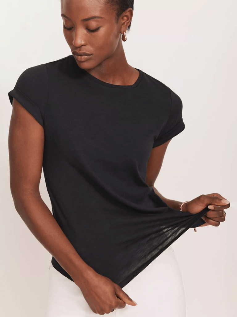 Mint Velvet Cotton Star T-Shirt