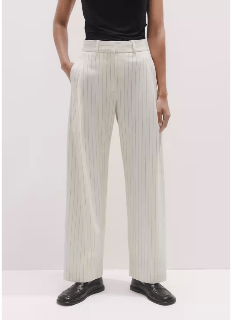 Me + Em Clever Tapered Pinstripe Trouser