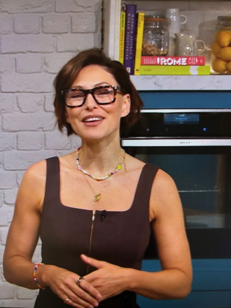 where to get all Emma Willis This Morning outfits brown wide leg jumpsuit what is Emma wearing 8 August 2025 Photo ITV