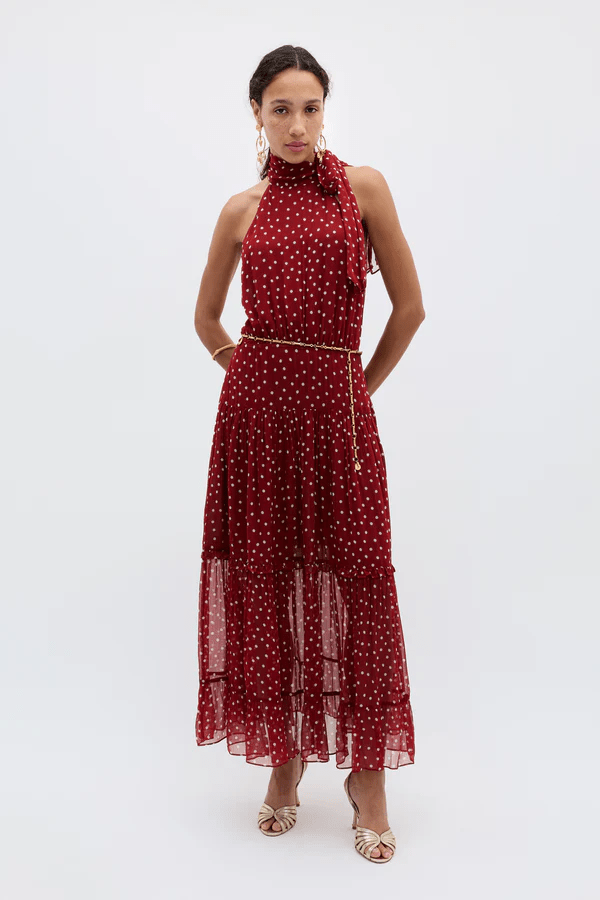 RIXO Abi Midi Dress