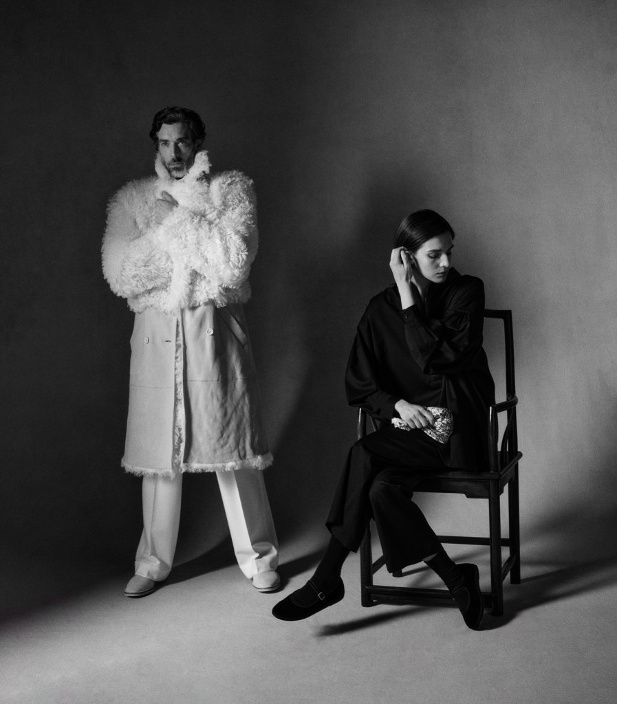 Connolly The Shearling Double Breasted Coat