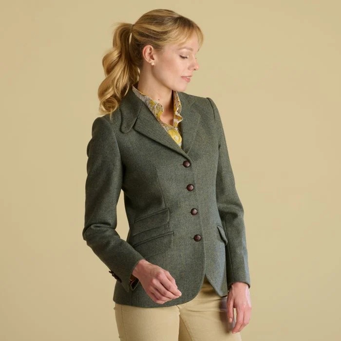 Cordings Green Ludlow Storm Tab Tweed Jacket