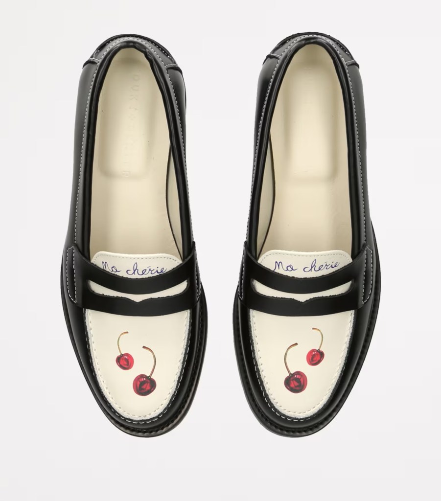 Duke & Dexter Leather Cherry Wilde Penny Loafers