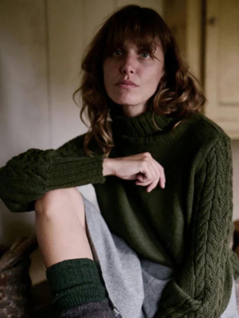 Hambro & Miller The Chunky Cable Sleeve jumper 