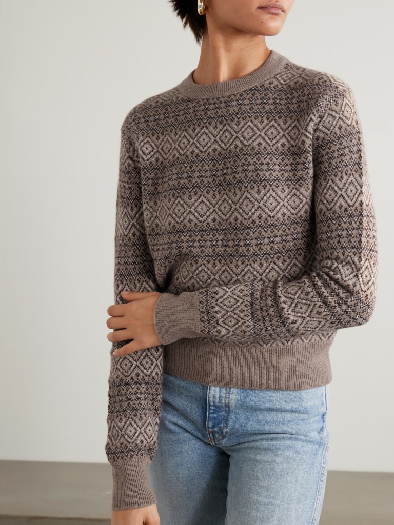 James Purdey Kirkstone Fair Isle cashmere sweater