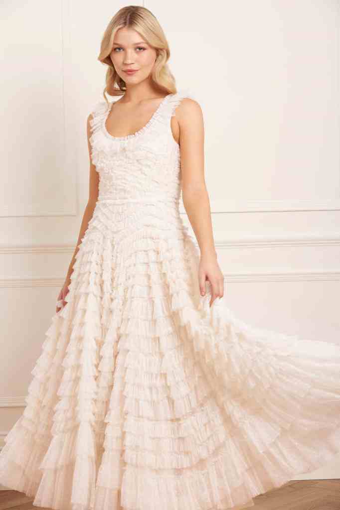 Needle and Thread Hattie Scoop Neck Ankle Gown