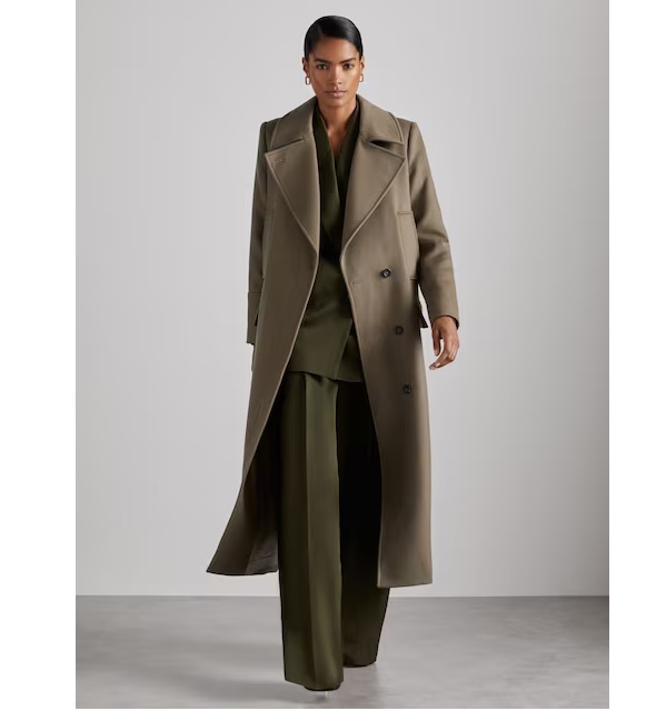 Reiss Neave Atelier Wool-Blend Longline Coat