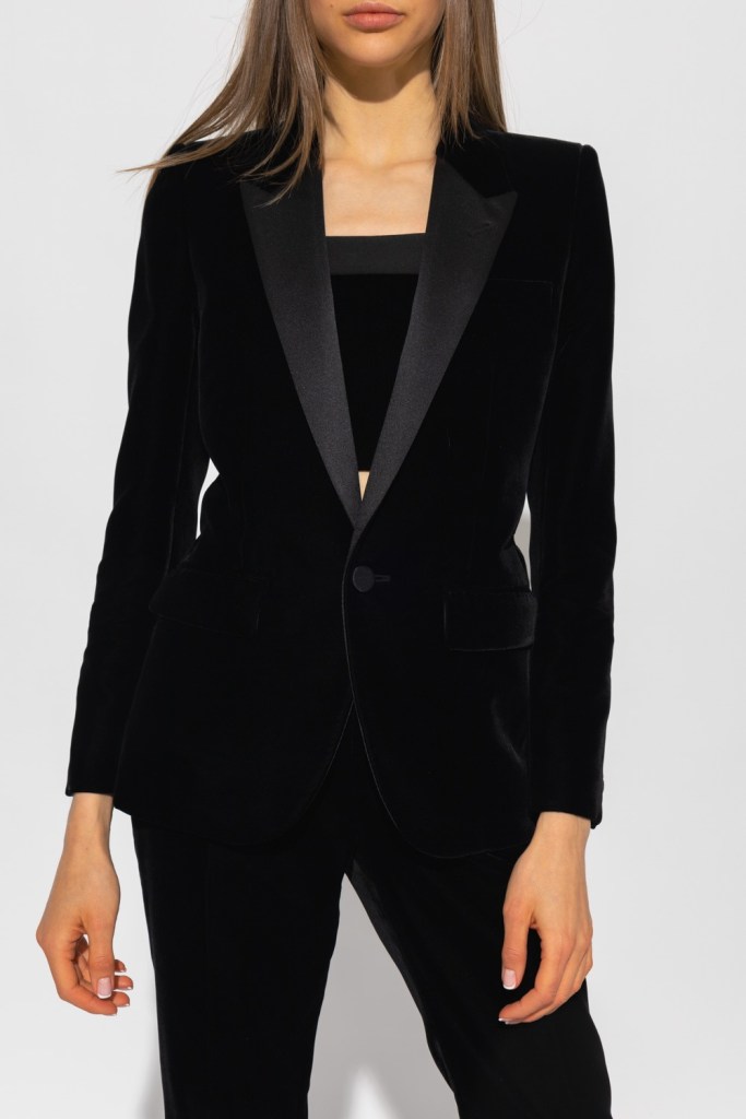 Saint Laurent Velvet Blazer 