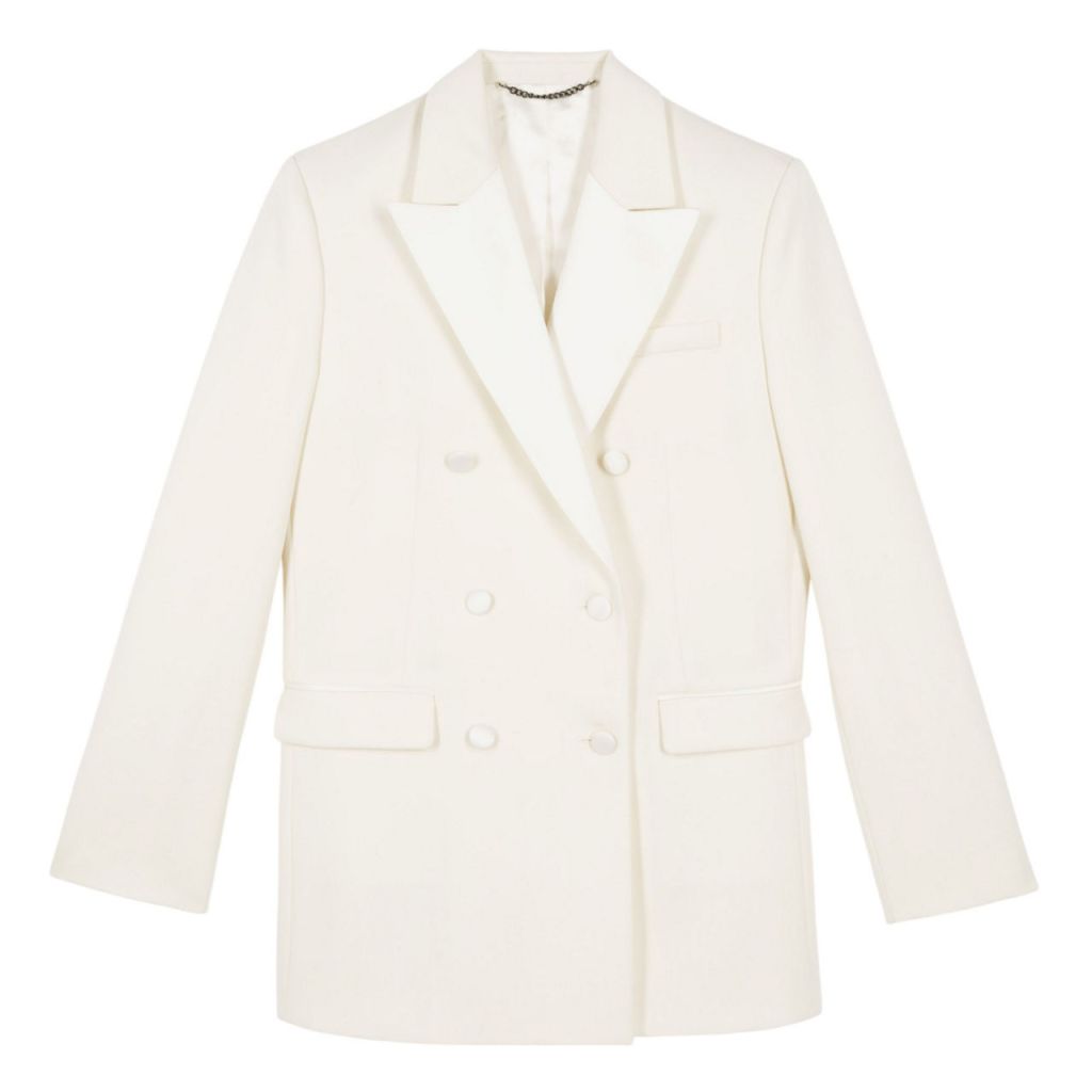 The Kooples Double Breasted Tuxedo Jacket