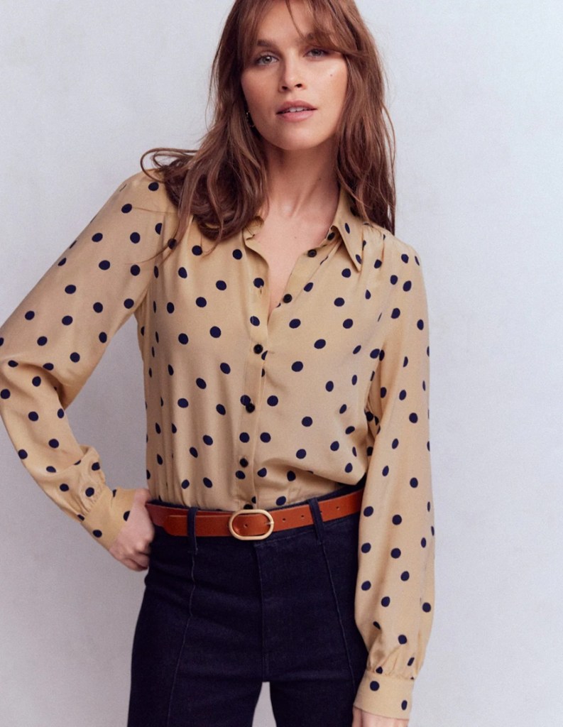 Boden Sara Silk Shirt