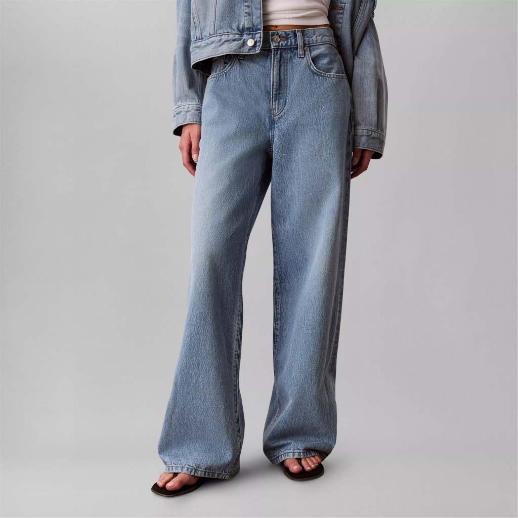 Calvin Klein Jeans CKJ Wide Leg Jeans Ld63