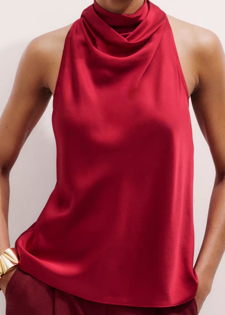 Me + Em Evening Halterneck Top