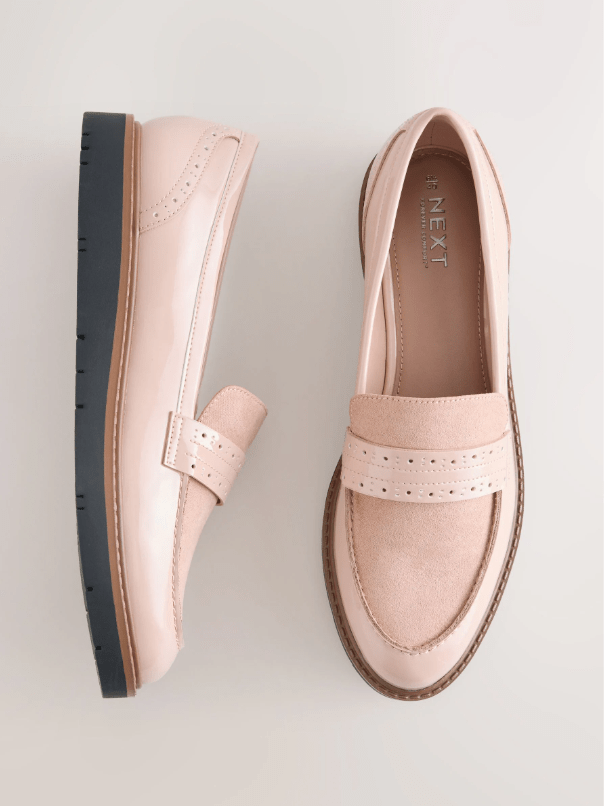 Rose Pink Forever Comfort® Brogue Loafers