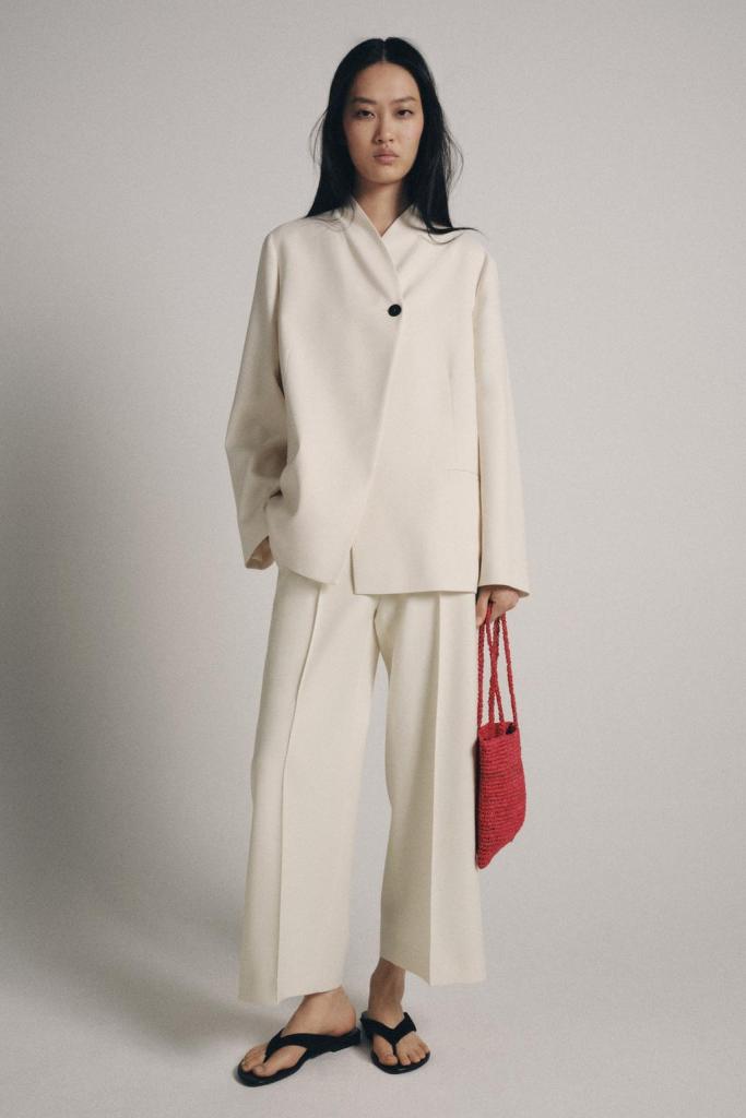 Zara ZW Collection Double-Breasted Blazer