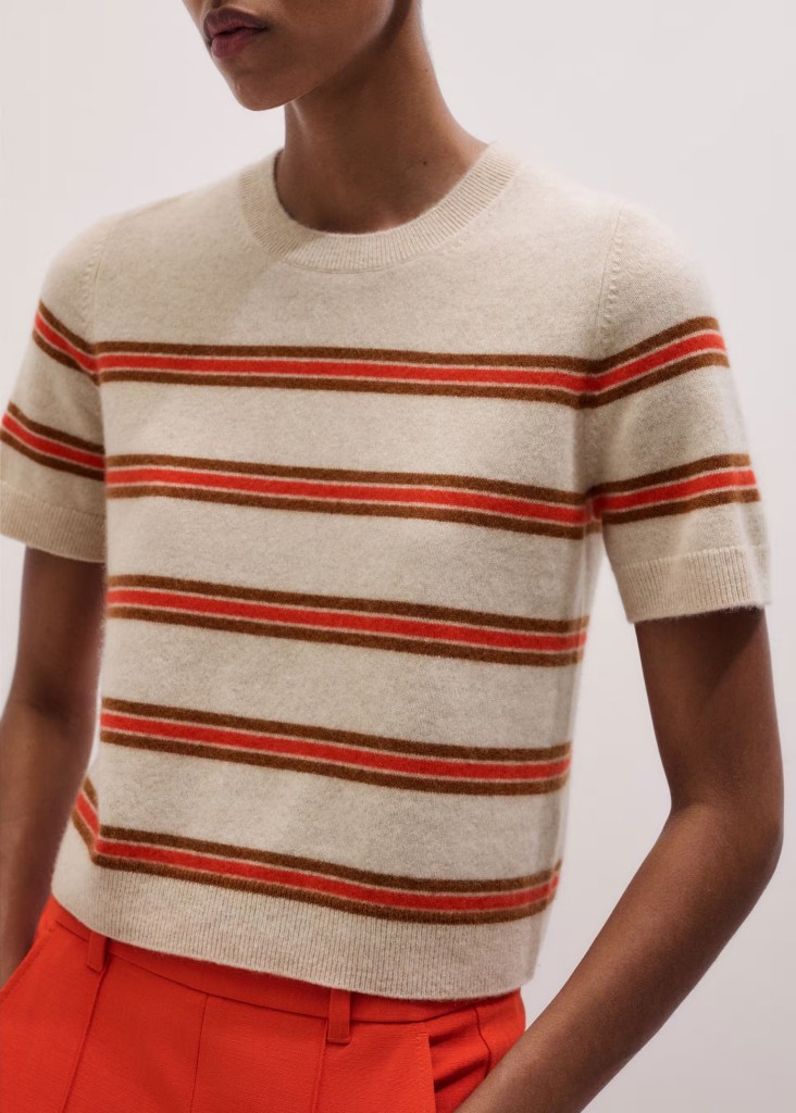 Me + Em Crop Knit Tee