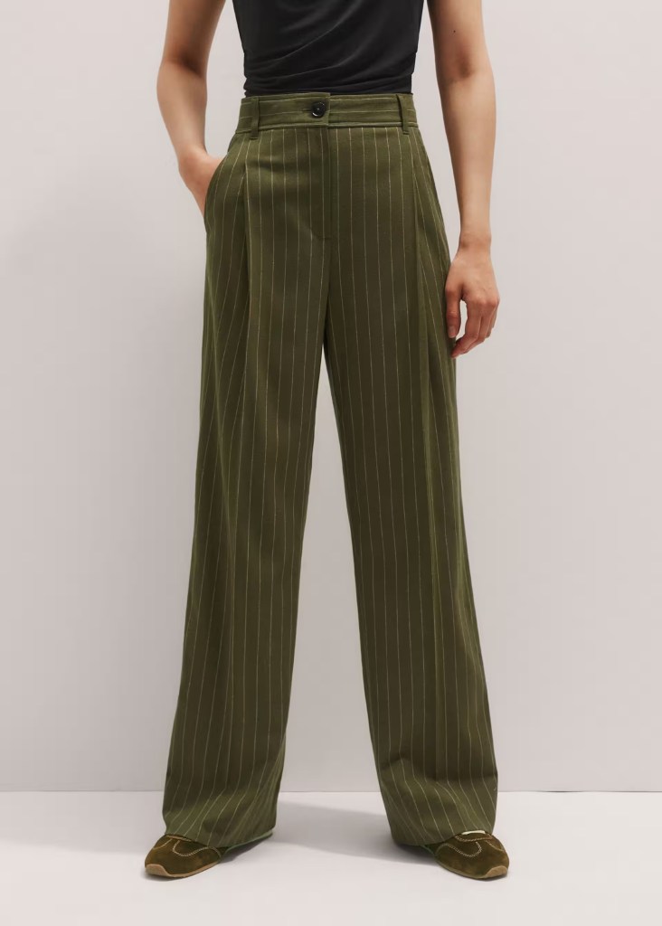 Me + Em Pleat Tapered Trouser v2