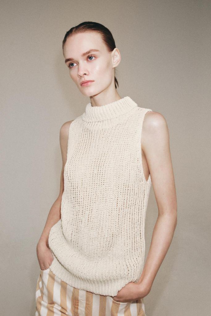 Zara Knit Turtleneck Top