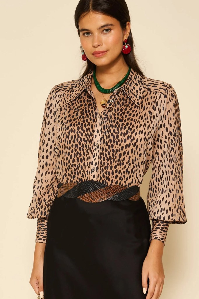 RIXO Blake Cotton Shirt