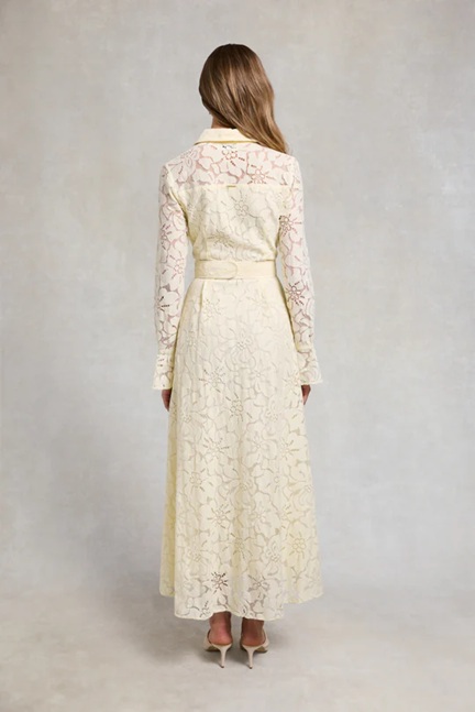 Holland Cooper Annabel Lace Dress back view
