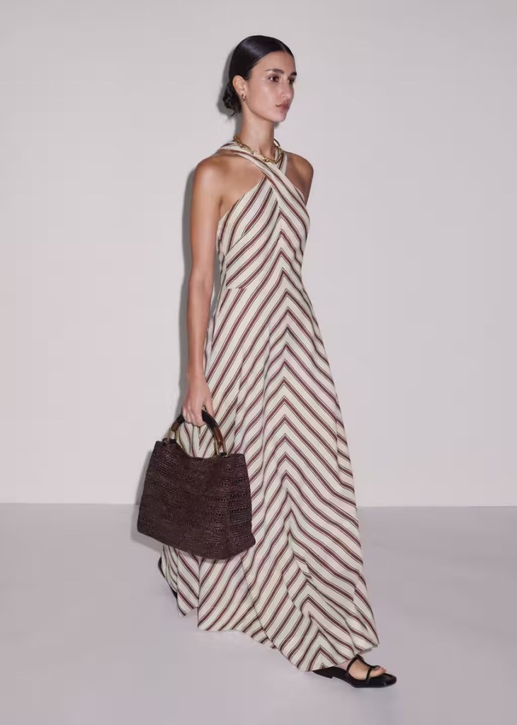 Me + Em Halterneck Maxi Dress
